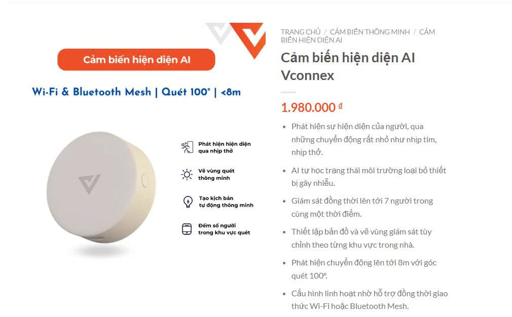 Trên thị trường có nhiều sản phẩm công nghệ như cảm biến hiện diện giúp giám sát người bệnh ngay cả khi đang ngủ, giá thiết bị không quá đắt đỏ - Ảnh: CTV