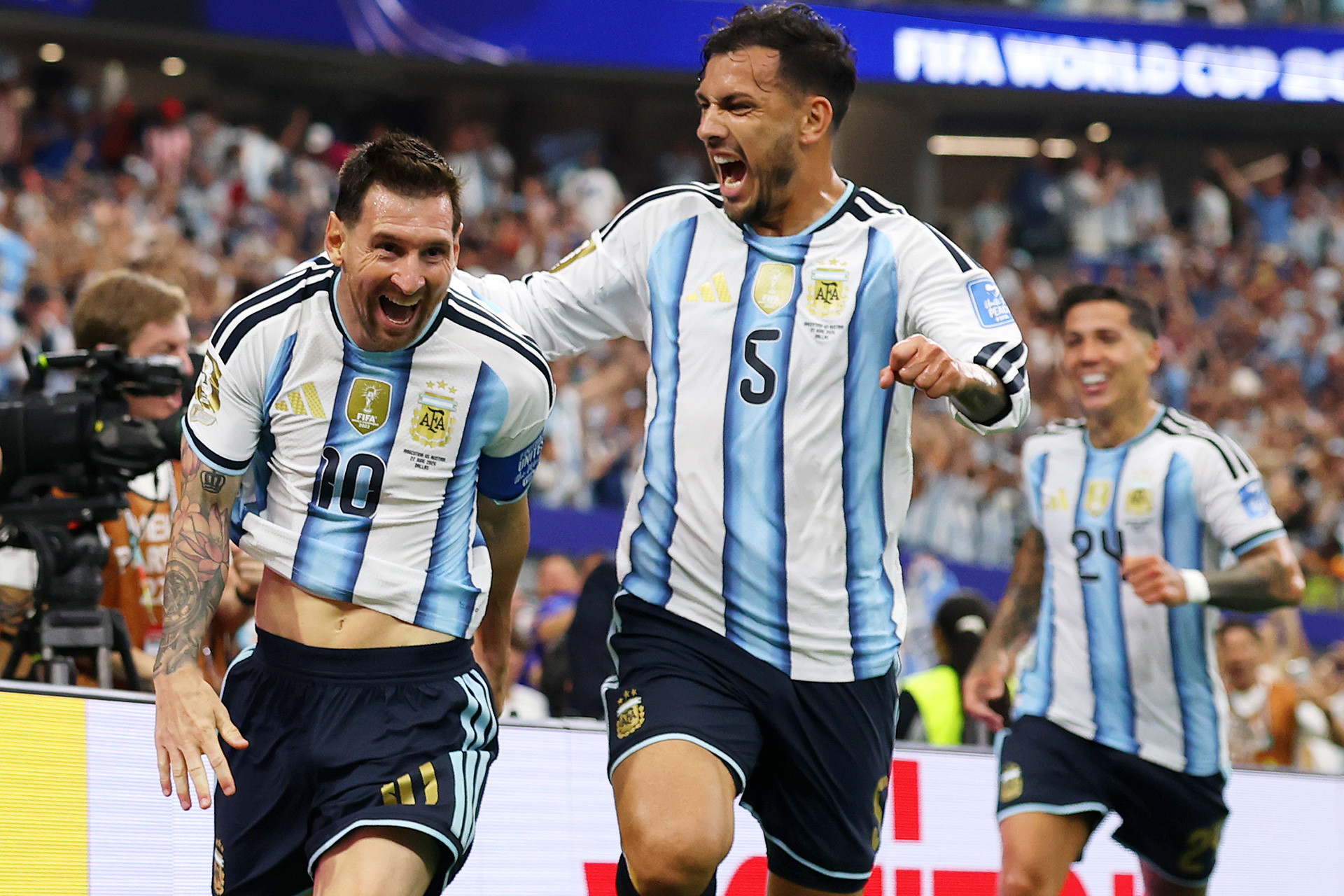Messi trở thành cầu thủ ghi bàn nhiều nhất mọi thời đại ở World Cup - Ảnh: AFA