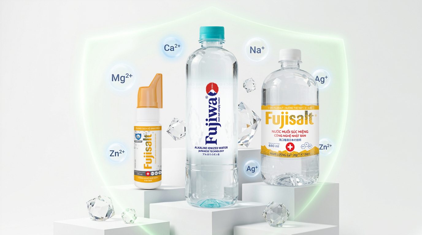 Hệ sinh thái nước tốt và bộ sản phẩm OTC Fujiwa kết hợp kiến tạo 'lá chắn xanh' bảo vệ cơ thể từ sâu bên trong - Ảnh: FUJIWA Việt Nam