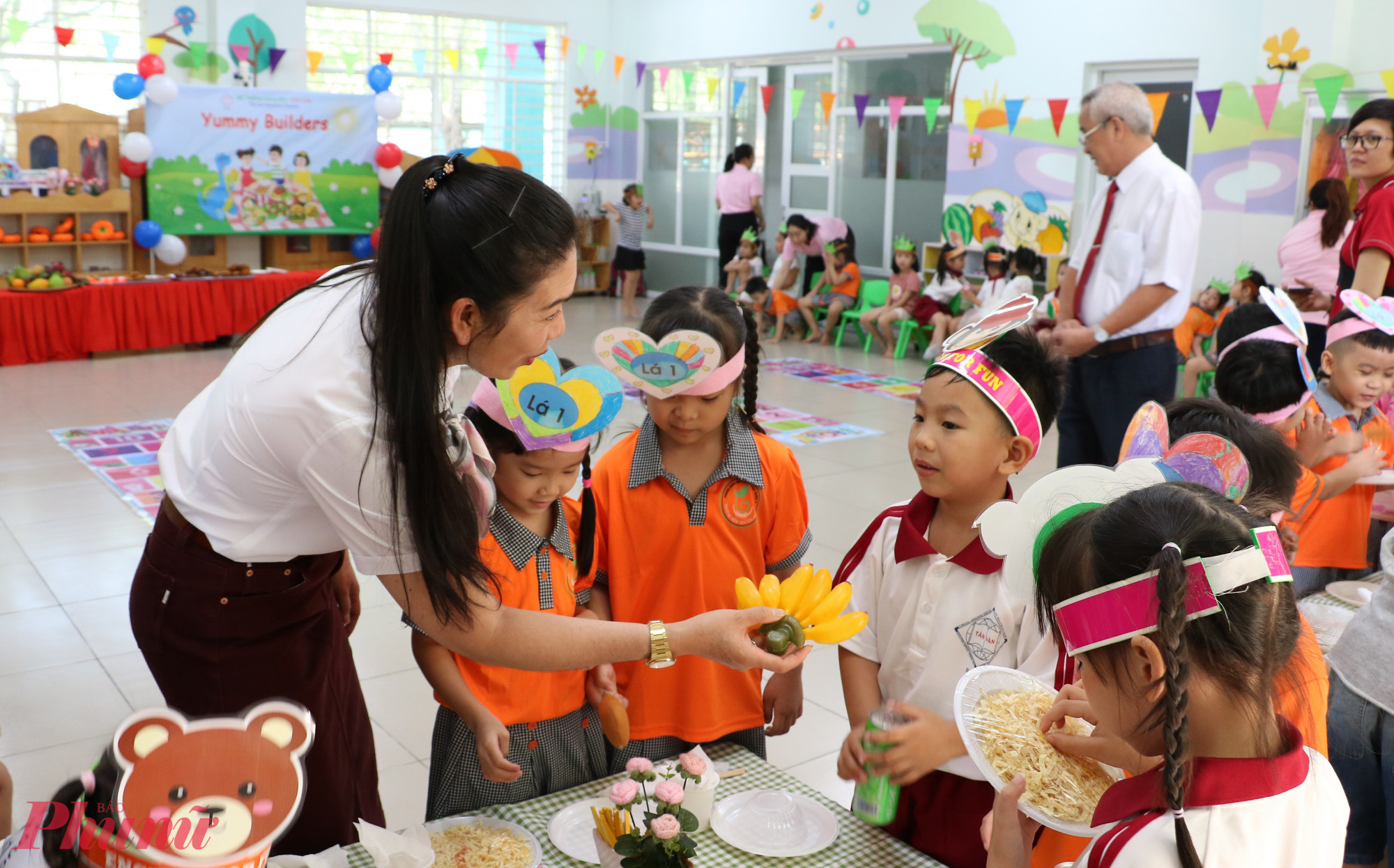 Trẻ mầm non Trường mầm non Tân Phong (phường Tân Hưng, TPHCM) - Ảnh: Trang Thư