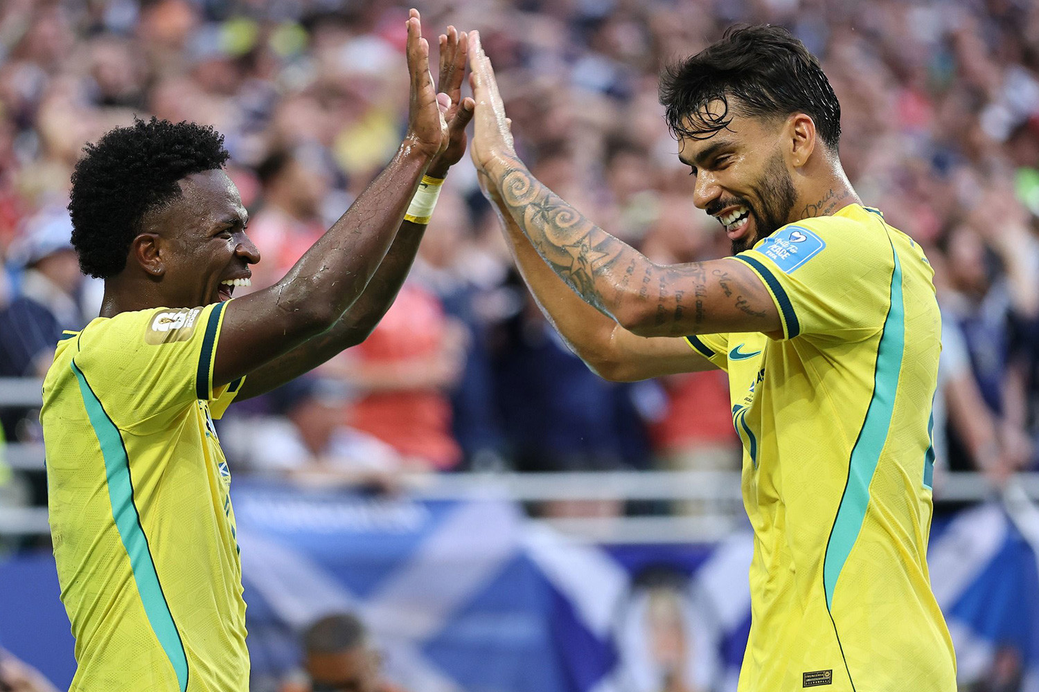 Brazil tiếp tục thi đấu bùng nổ. Ảnh: FIFA