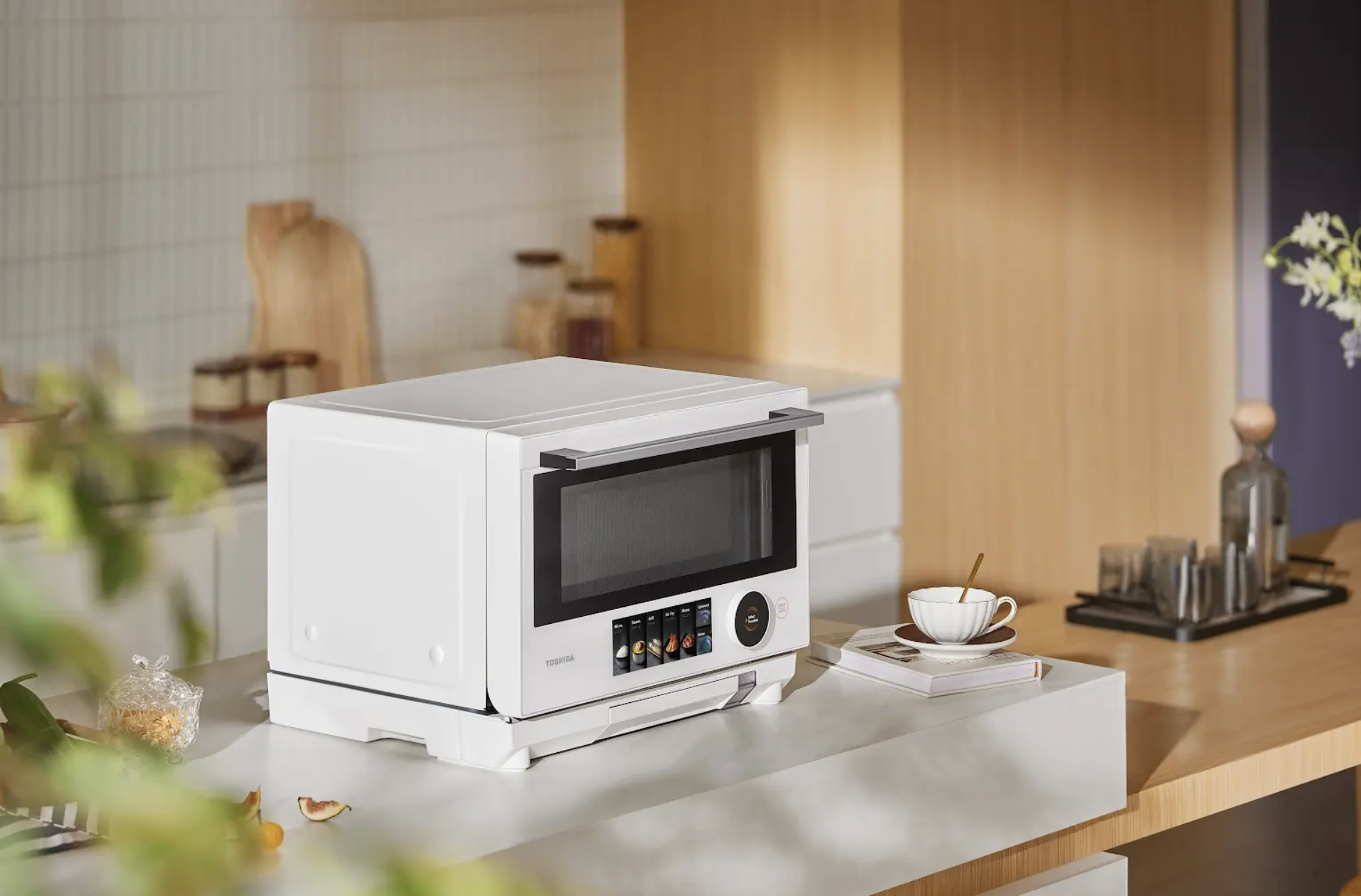 Sản phẩm mới nhất của lò vi sóng Toshiba tại Việt Nam: lò vi sóng cao cấp hấp nướng thông minh Toshiba JAPANDi MX2-STR25SC(WH)