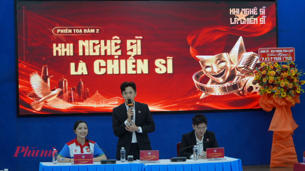 Nghệ sĩ Ngô Kiến Huy chia sẻ giải pháp phát huy vai trò của nghệ sĩ, người có sức ảnh hưởng và cộng đồng trong công tác phòng, chống ma túy.