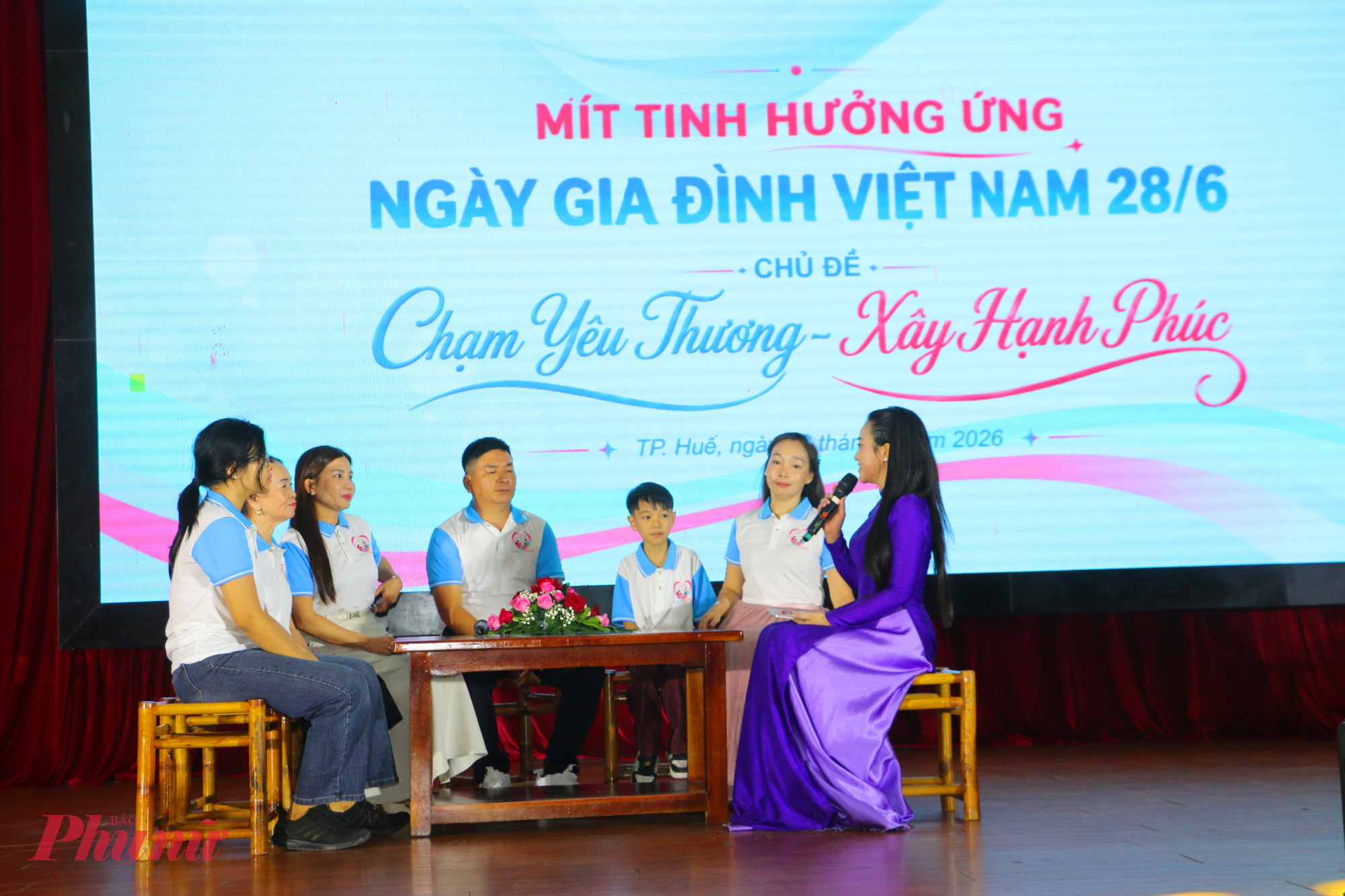 Giao lưu với các gia đình tiêu biểu tại TP Huế