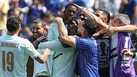 Dembele đã ghi hat-trick vào lưới Na Uy - Ảnh: bongdaplus