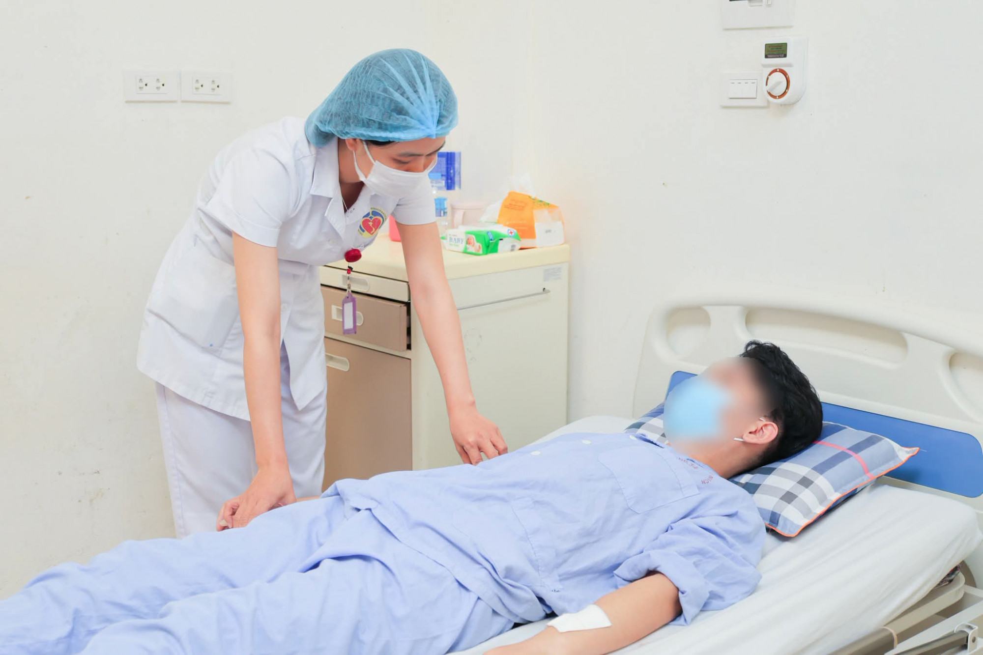 Nam bệnh nhân nhồi máu cơ tim ở tuổi 25 - ảnh: Bệnh viện cung cấp