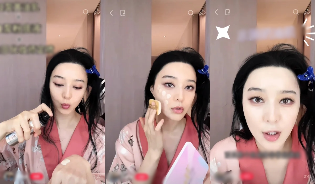 Phạm Băng Băng kết hợp kem lót, kem nền