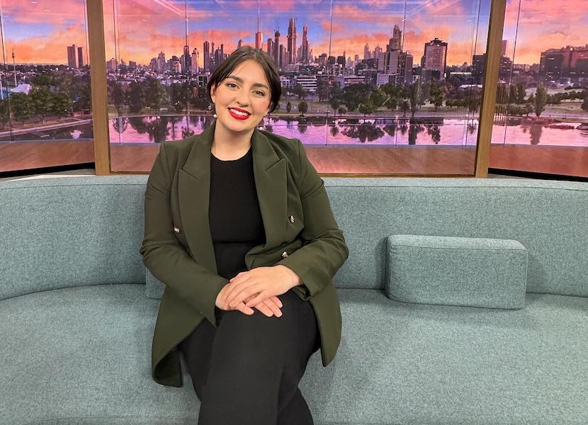 Grace McKinnon, phóng viên video của ABC News Australia - Ảnh: @gracemckinnonl/INSTAGRAM