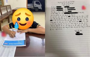Bé trai lớp 7 viết đơn trình báo công an bắt cha mẹ vì bị “tác động vật lý”