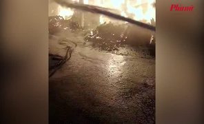 Cháy xưởng sản xuất gỗ, 6 người thoát chết