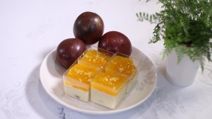 Chua ngọt pudding chanh dây rau câu