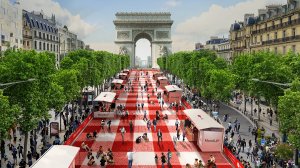 Biến đại lộ Champ Elysee của Paris thành nơi dã ngoại