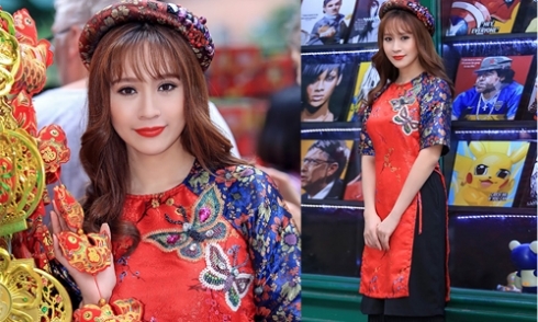 Nhung kieu phoi ao dai cach tan gay tranh cai cua phai dep