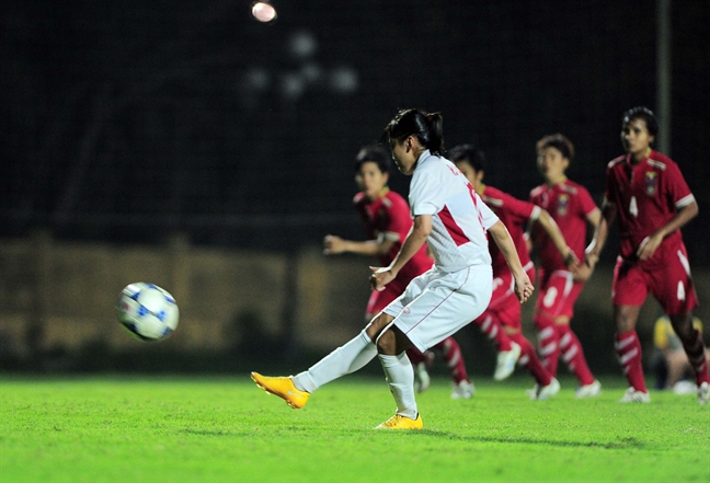 Vong chung ket Asian Cup 2018 chao don tuyen nu Viet Nam