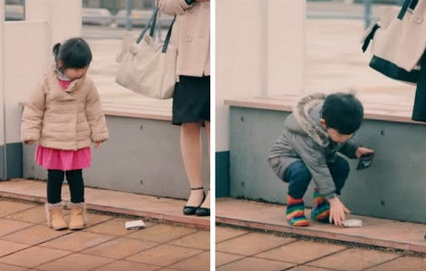 Trẻ em Nhật làm gì khi thấy ví tiền rơi?