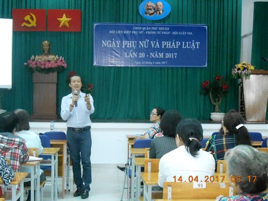 Quan Phu Nhuan: Tuyen truyen phap luat ve tre em