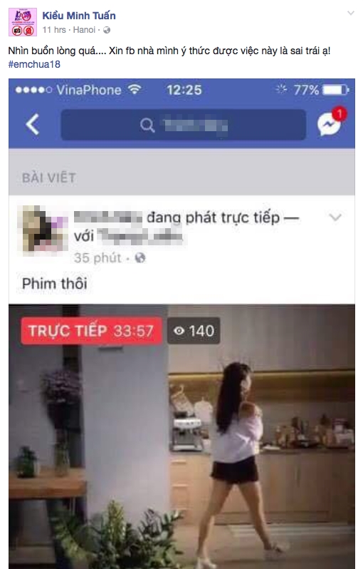 Bao gio phim Viet thoi bi livestream, quay len?