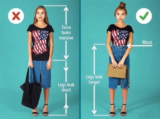 7 cách mix trang phục giúp ăn gian chiều cao