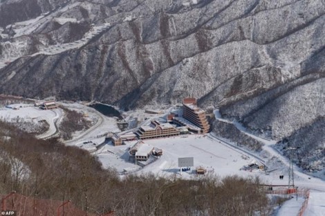 Khu nghỉ dưỡng trượt tuyết xa xỉ Triều Tiên không bóng du khách