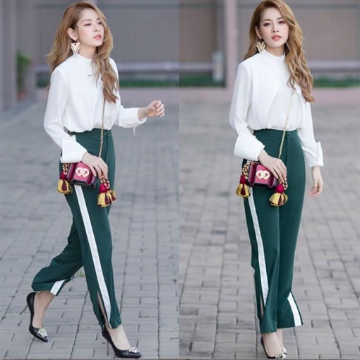 Những kiểu quần dài điệu đà nàng công sở nên sắm ngay hè
