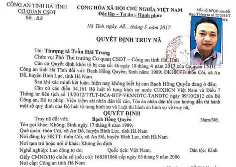 Truy nã nam thanh niên kích động hàng ngàn người 'quây' trụ sở huyện