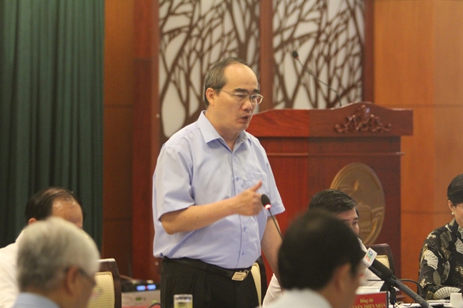 Bi thu Nguyen Thien Nhan: TP.HCM phai la noi dang song, dang den