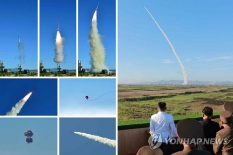 Triều Tiên bất ngờ phóng tên lửa lần thứ 9