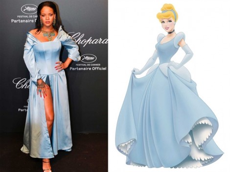 7 bộ cánh quyến rũ của Rihanna khi hóa thân thành công chúa Disney