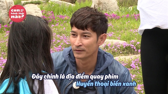 Huy Khanh dua con gai nho den phim truong phim 'trieu do' cua Lee Min Ho