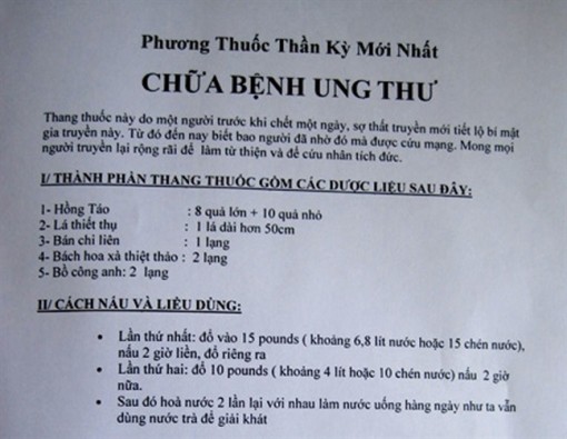 Vì sao bệnh nhân ung thư 'bỏ' bệnh viện, theo thầy lang?