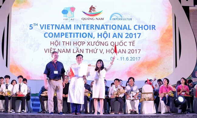 Vinschool One dat 2 giai Vang tai Hoi thi Hop xuong quoc te Interkultur 2017