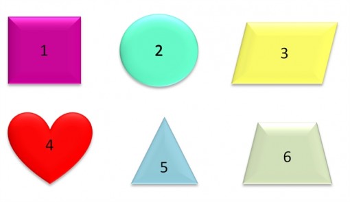 Đố vui: Hình nào khác trong 6 hình bên dưới?