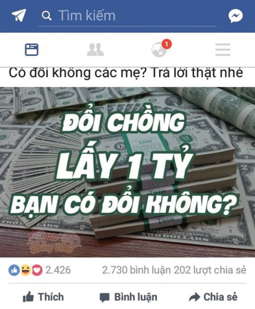 Ông chồng đáng giá bao nhiêu?
