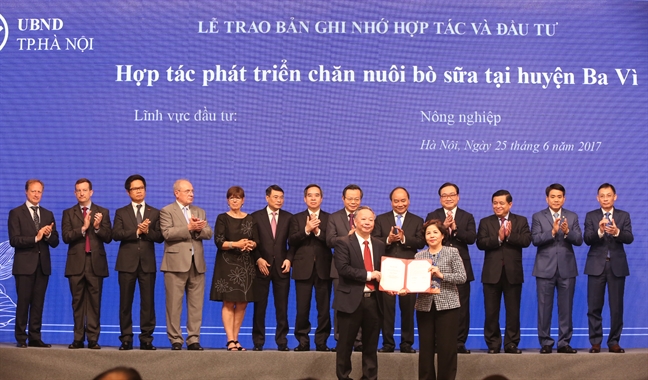 Vinamilk dong hanh cung su phat trien cua thu do Ha Noi