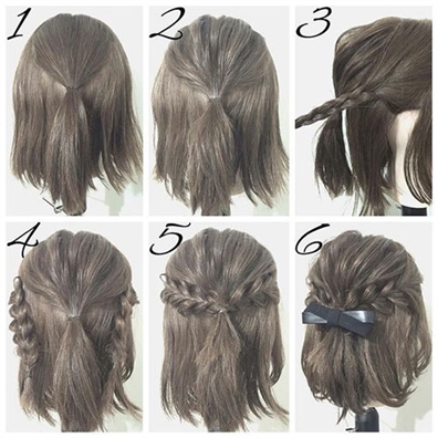 Kiểu buộc nửa đầu tóc ngắn không chỉ dễ thực hiện mà còn rất ấn tượng và phong cách. Với cách buộc này, bạn sẽ có được điểm nhấn độc đáo cho kiểu tóc của mình.