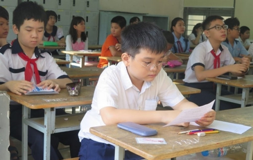 58 điểm mới trúng tuyển vào lớp 6 trường THPT chuyên Trần Đại Nghĩa