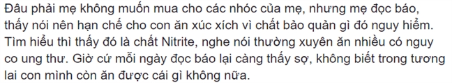 MC Oc Thanh Van tung cam con an xuc xich