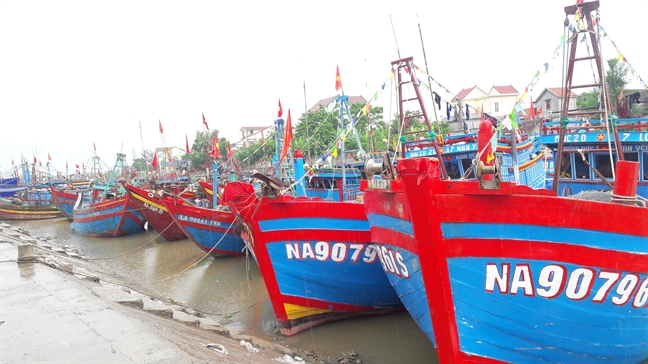 Ngu dan mien Trung hoi ha vao bo tranh bao so 2