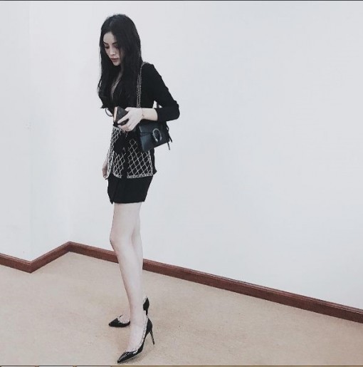 Kỳ Duyên, Huyền My cùng diện bộ cánh đen tuần qua, ai đẹp hơn?