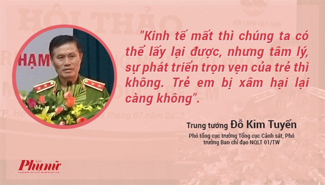 Chi 6 thang, gan 1.000 tre em bi xam hai tinh duc