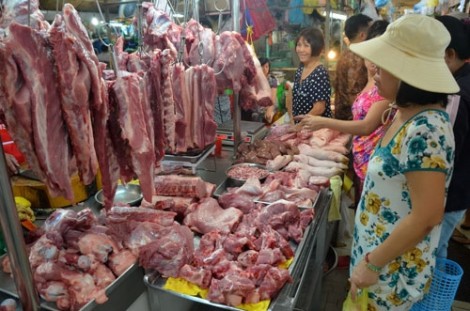 Giá thịt heo bán lẻ tăng trở lại