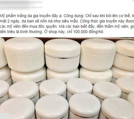 Tran lan my pham handmade: Can than 'tien mat, tat mang'