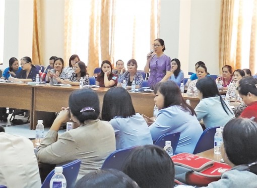 Cán bộ phải đồng hành mới thu hút được chị em vào Hội