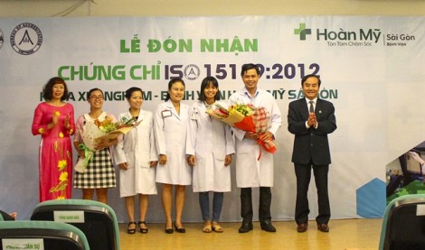 Bệnh viện Hoàn Mỹ Sài Gòn đón nhận chứng chỉ ISO 15189:2012 về xét nghiệm lâm sàng tiêu chuẩn quốc tế