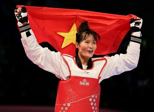SEA Games 29: Teakwondo gianh vang, Viet Nam tiep tuc nam giu ngoi a quan