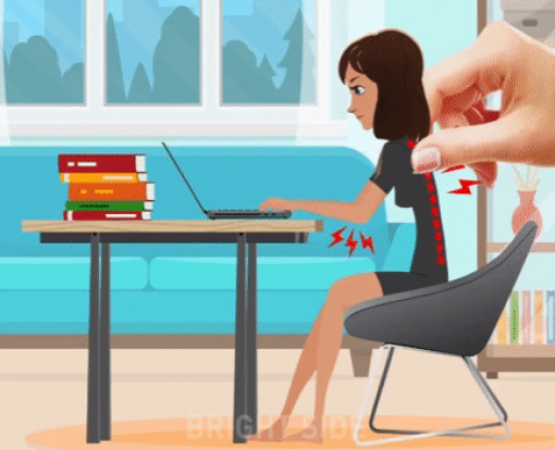 Tác hại của thói quen ngồi lâu