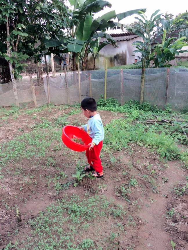 Cu ngay le, ca nha toi lai den mot khu nghi duong tuyet voi, do la que chong