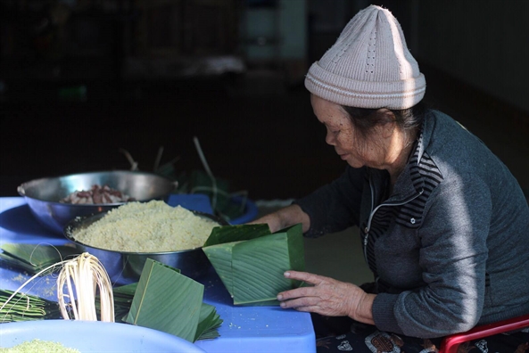 Cau chuyen thu vi ve chiec banh chung ba Kieu