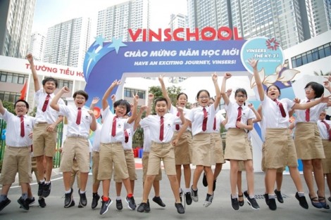 Ngắm ngôi trường đầu tiên của Vinschool tại TP.HCM trong ngày khai giảng