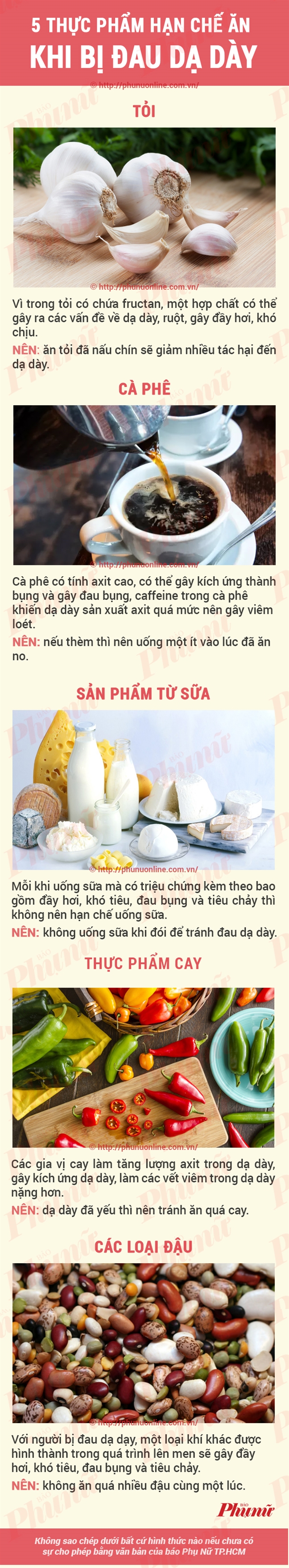 Nhung thuc pham han che an khi bi dau da day